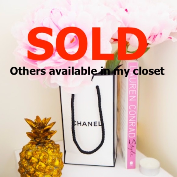 CHANEL Handbags - CHANEL Bag White Black Letters 9' X 5' Black String Collapsible